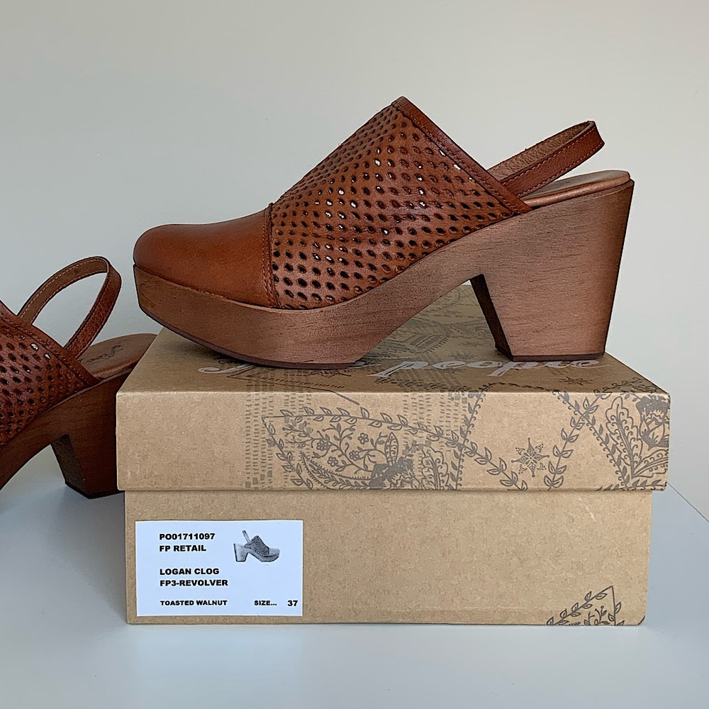 Free People Logan Perforated Clog, Size 37